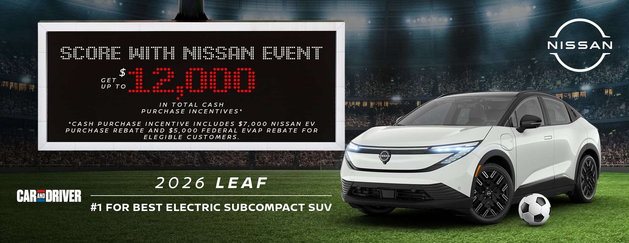 Score with Nissan Event