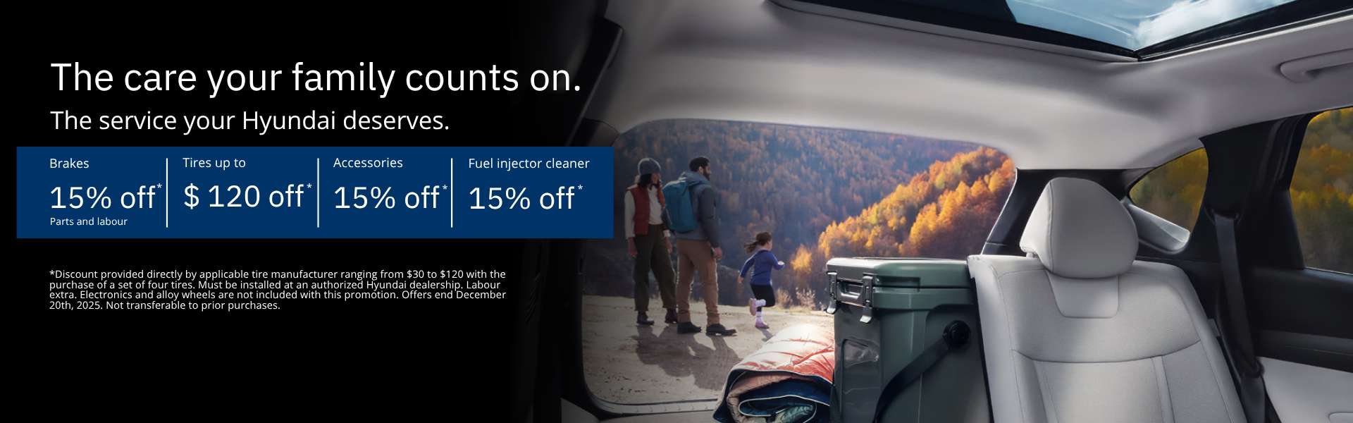 Parts and service special