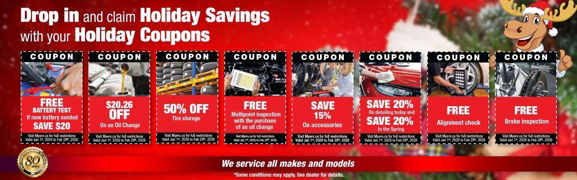Holiday coupons