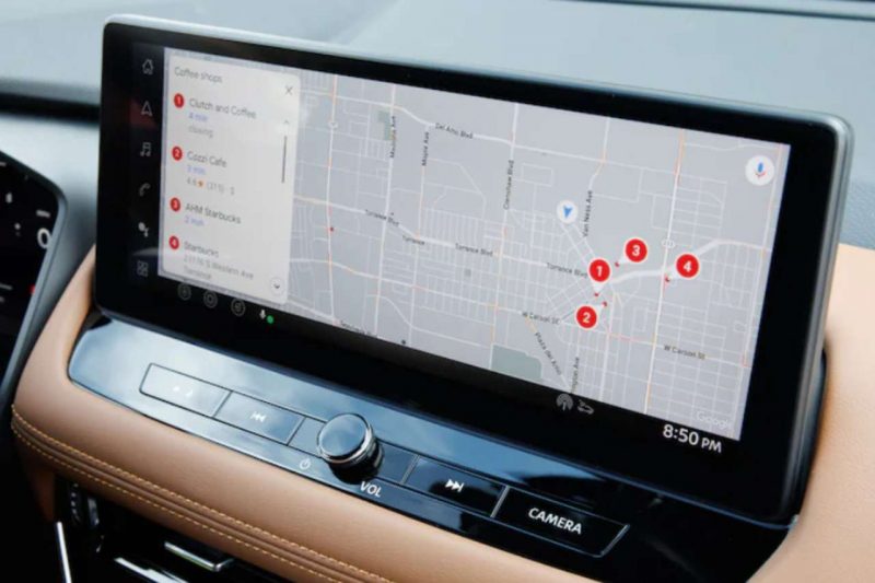 The 12' touchscreen media player in the 2024 Nissan Rogue.