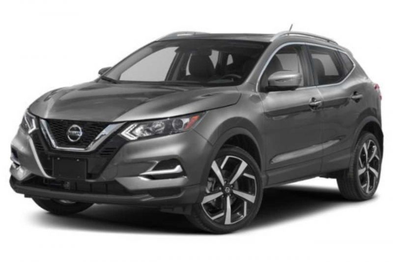 A 2023 Nissan Qashqai SUV in grey.