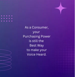 White text on purple background