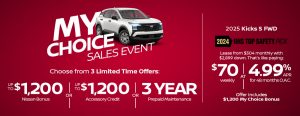 2025 Nissan Kicks Special