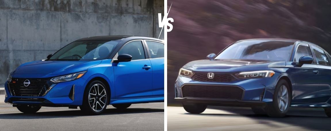 2025 Nissan Sentra vs 2025 Honda Civic - Two Sedans, One Smart Choice
