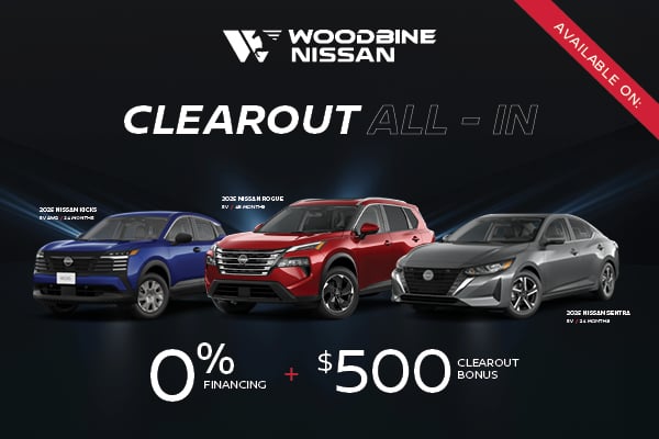 Woodbine Nissan October 2025 Promotions