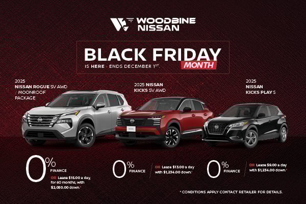 Woodbine Nissan November 2025 OEM Promotions