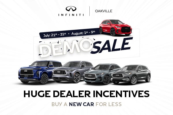 Infiniti Demo Sale