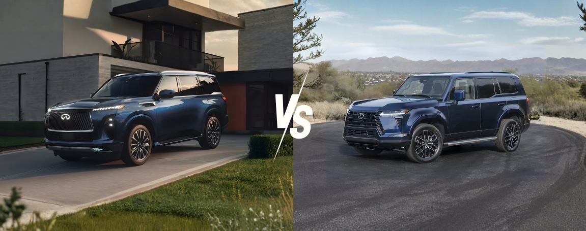 Head to Head Comparison: 2026 INFINITI QX80 vs. 2025 Lexus GX