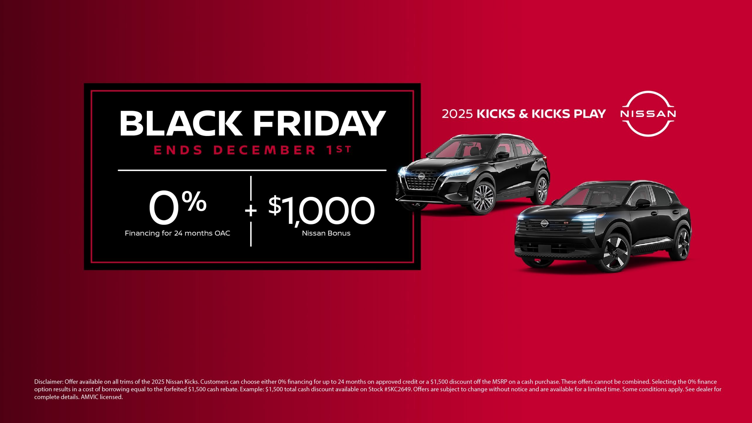 West-End-Nissan-Black-Friday-2025-Kicks-Kicks-Play-Homepage