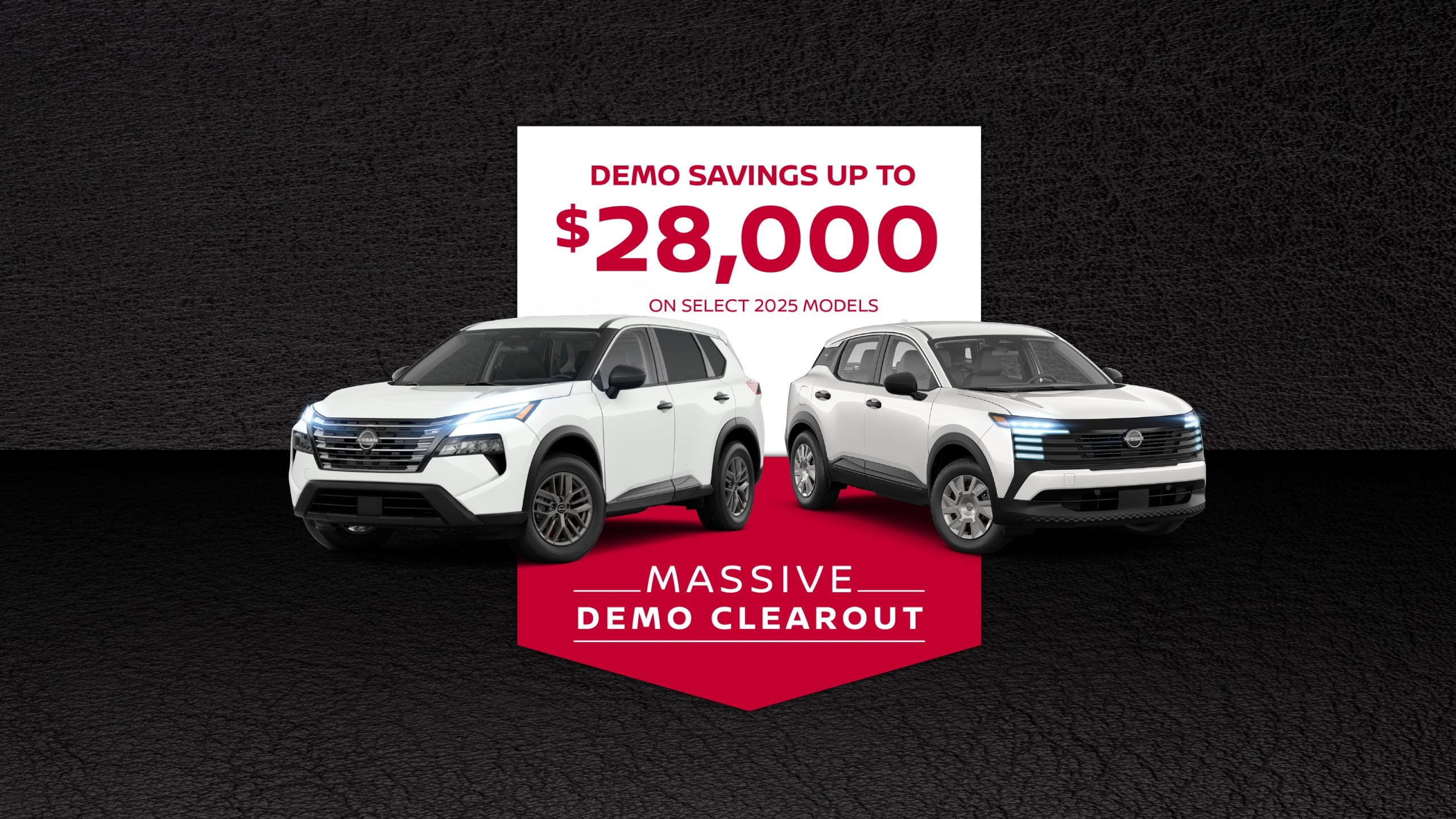 West End Nissan - Desktop Hero - Demo Sale
