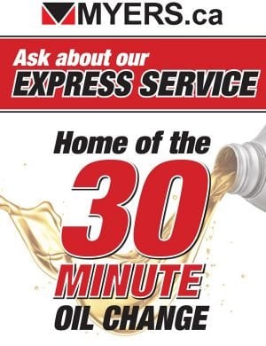 Myers Express Service 30 Minute Oil Change