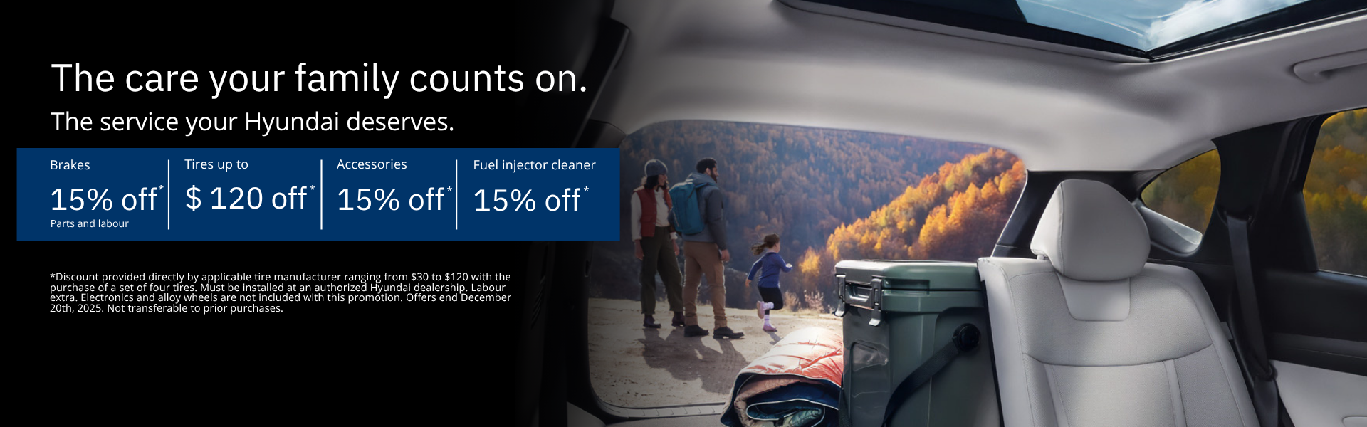 Parts and service special