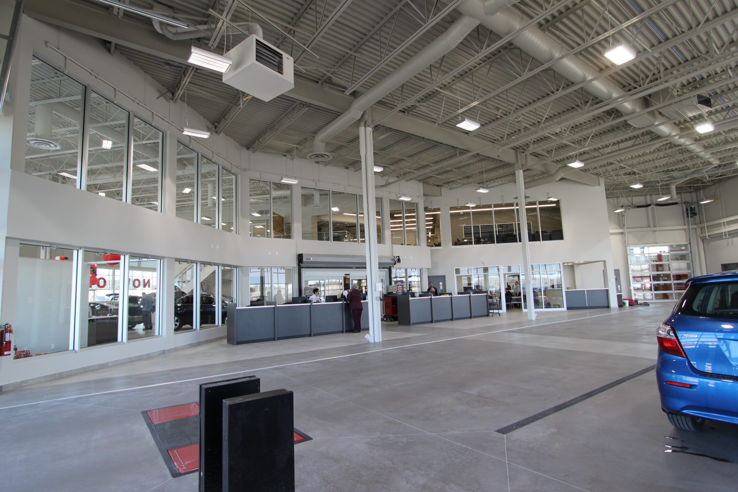 service bay at Barrhaven Toyota