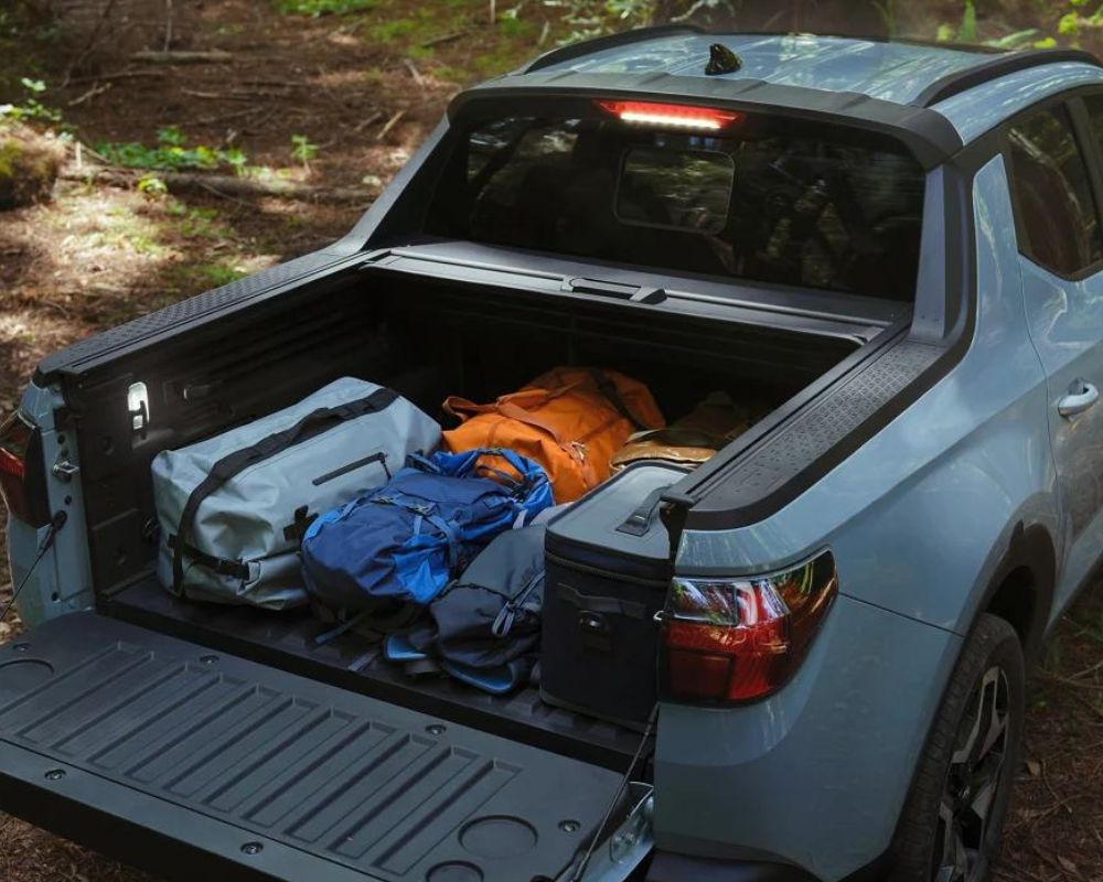truck bed space